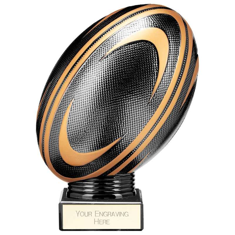 Trophée De Rugby De Luxe 1kg - Ornement De Bureau Personnalisable - Goodwill